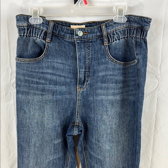 Anthropologie Pilcro Casual Elastic Wide Leg High Rise Relaxed Jeans Size 29 - Picture 5 of 13